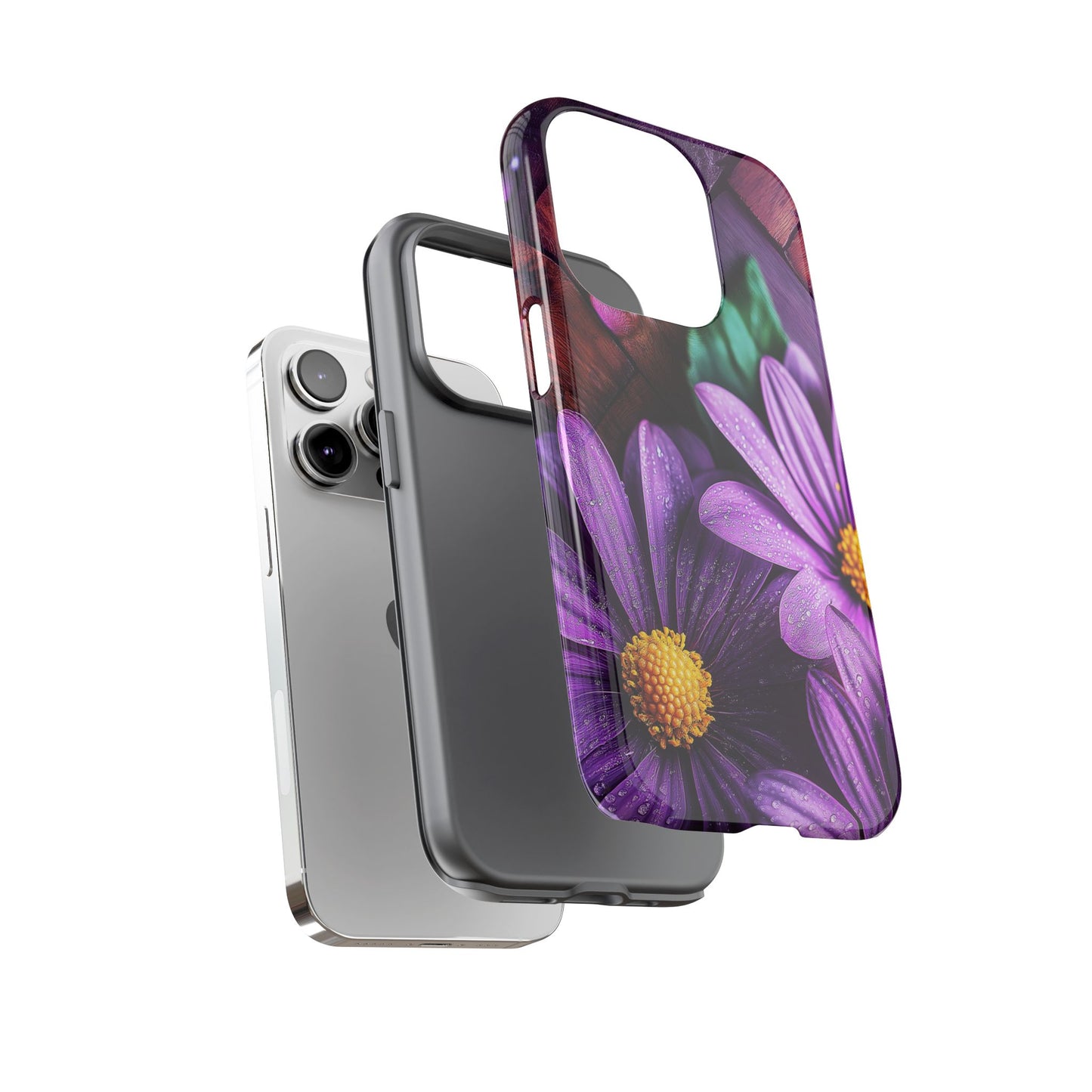 Floral Tough Cases, Phone Covers, Protective Floral Design Phone Case, Flower Pattern Smartphone Case, Tough Floral Phone Accessories,