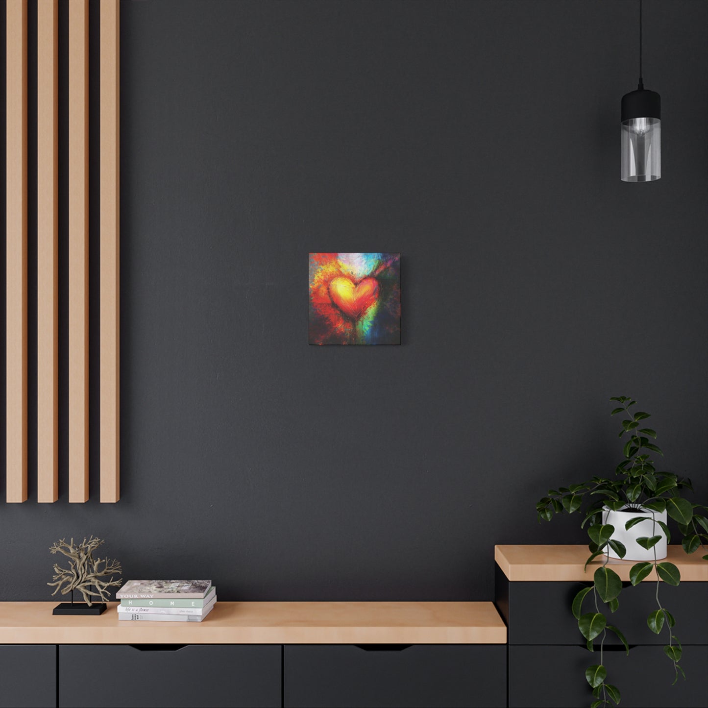 A Vertical Canvas Print of - Abstract Love