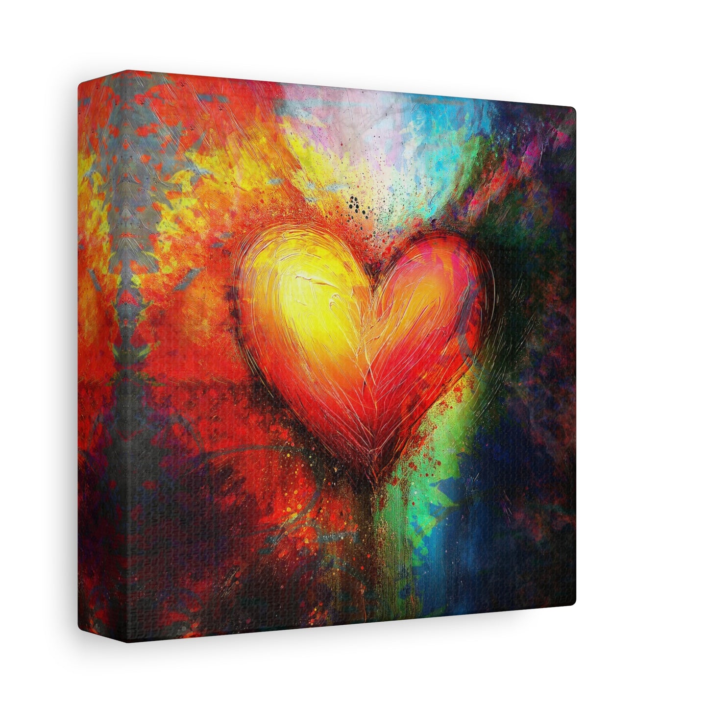 A Vertical Canvas Print of - Abstract Love