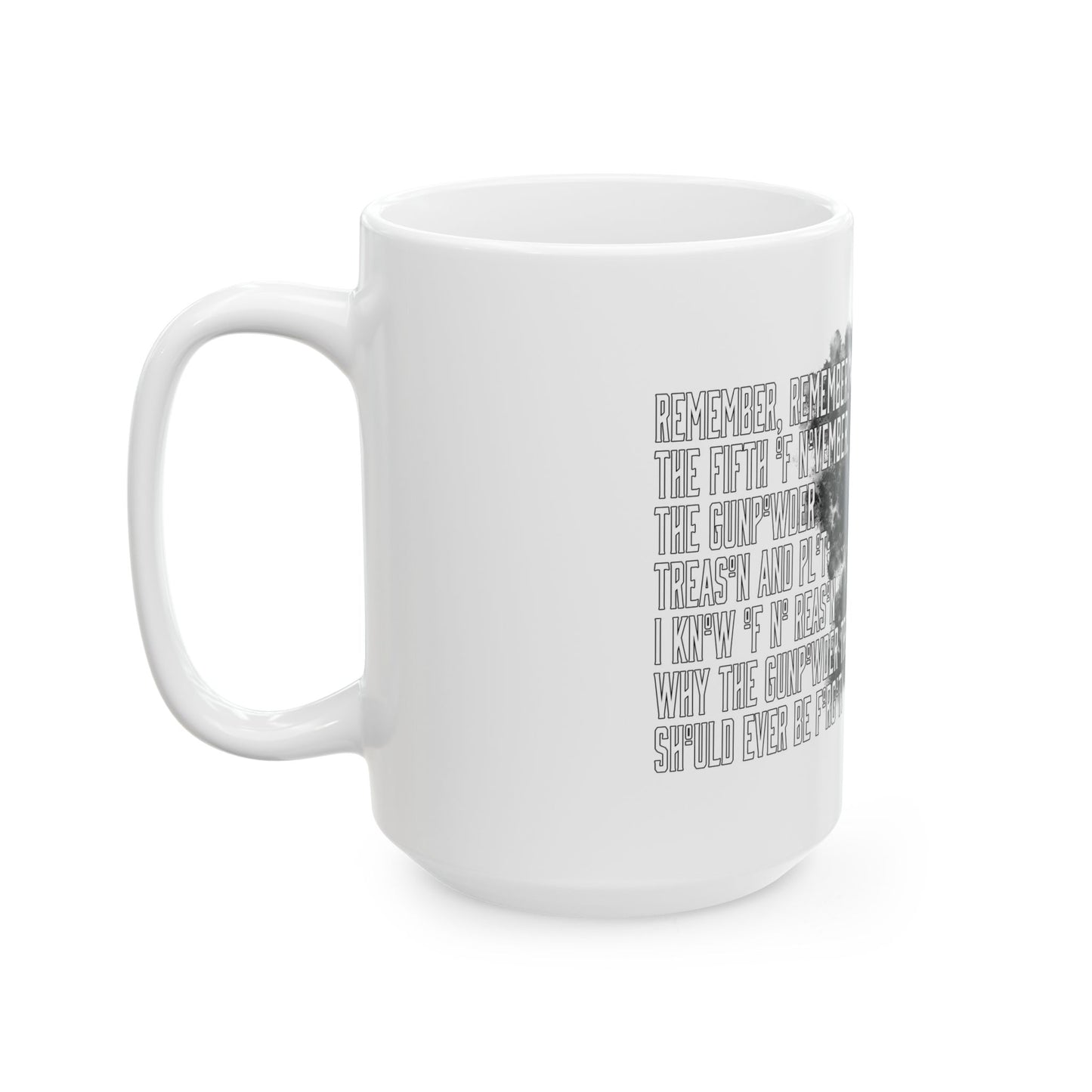 Guy Fawkes Mug - Ceramic Mug