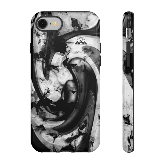 Phone Cases, Black and White Design, iPhone Case, Samsung Galaxy, Unique Gift, Protective Cover