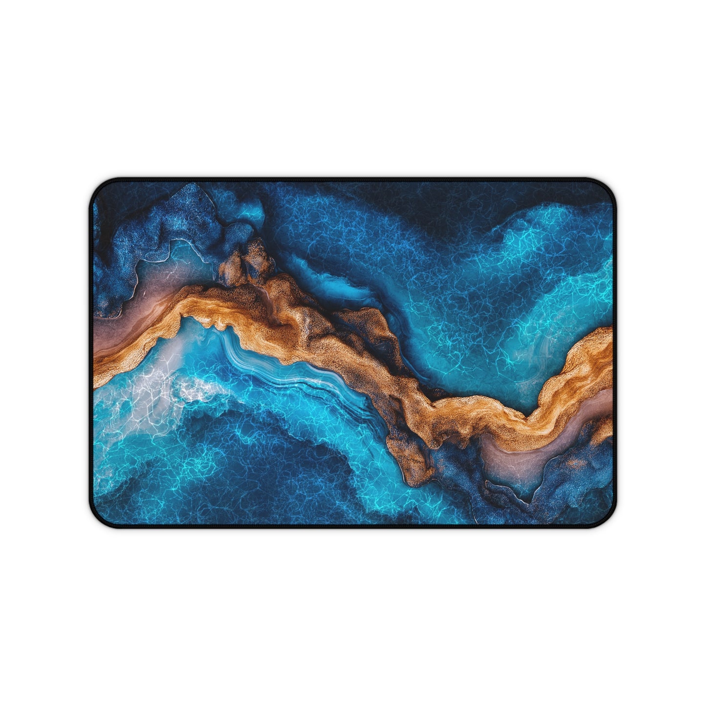 Marble Sea Design Desk Mat, Mouse Pad, Office Accessory, Desk Decor, Work From Home, Office Gift