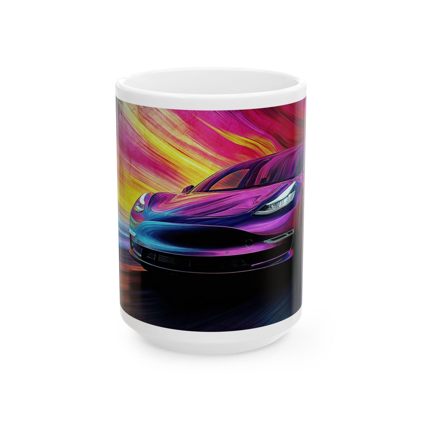 Modern Car Design Ceramic Mug, (11oz, 15oz)