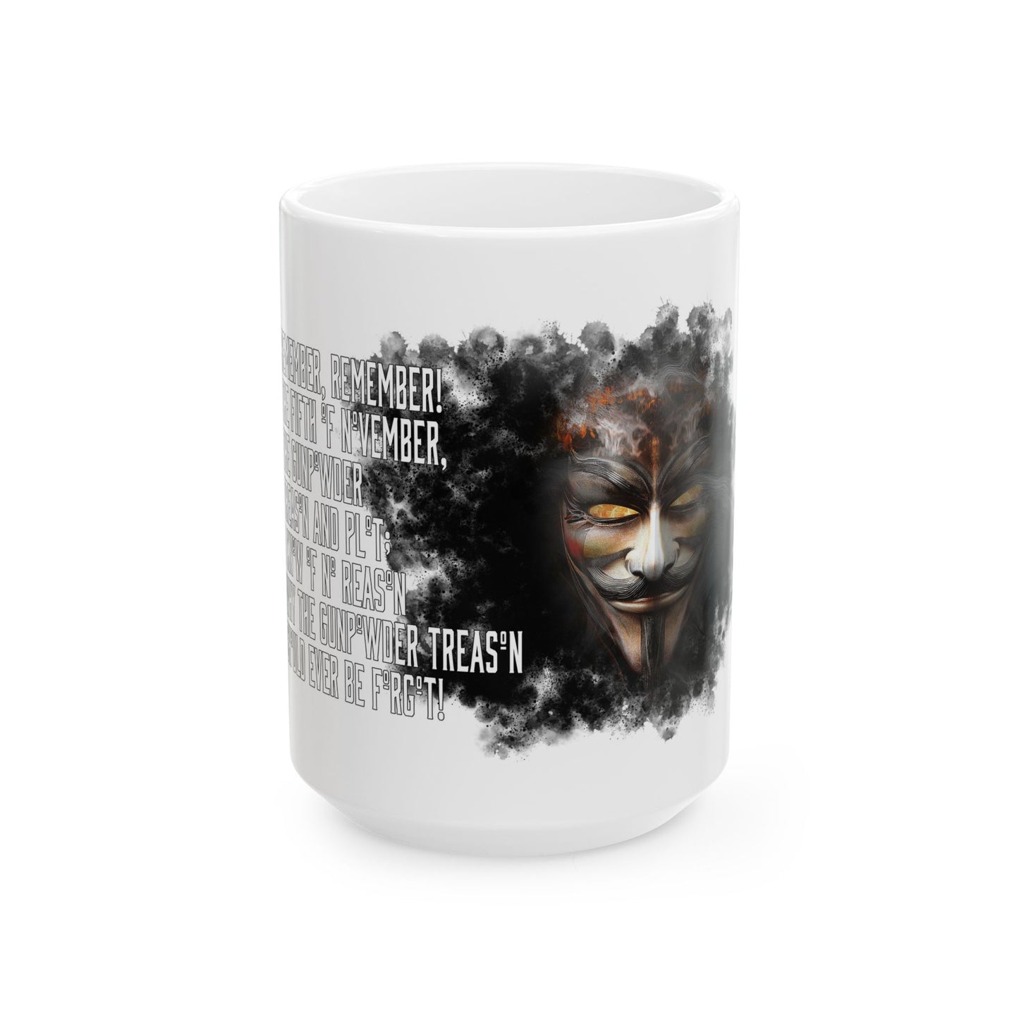 Guy Fawkes Mug - Ceramic Mug